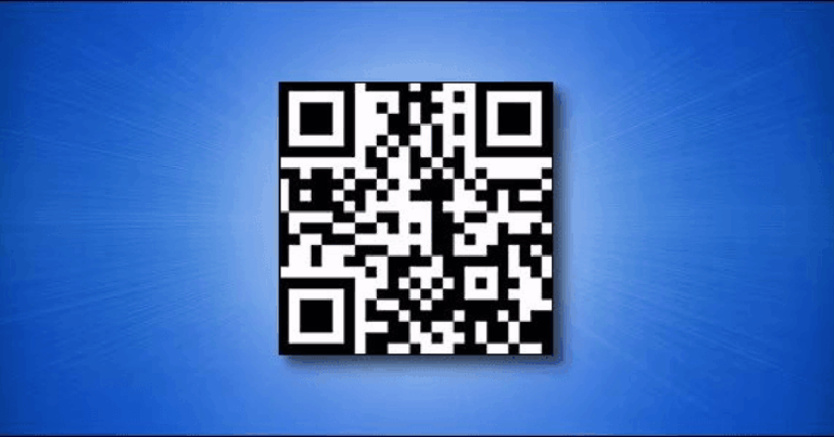 Mã QR đen trắng hiển thị với ba ô vuông lớn ở các góc