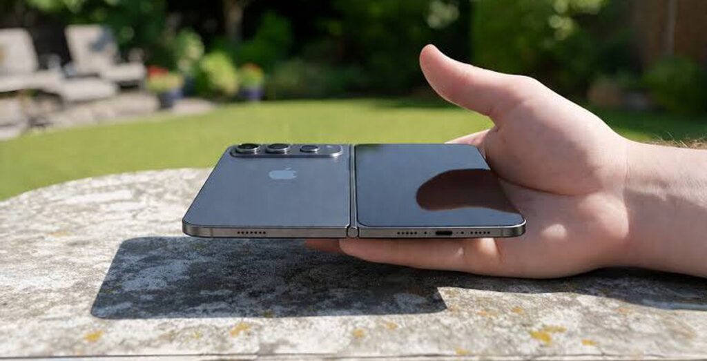 Galaxy Z Fold8 mở ra với màn hình lớn bên trong