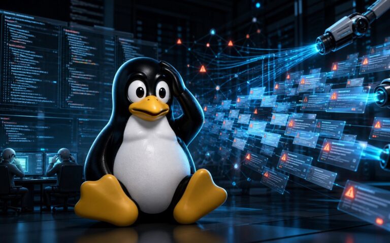 Biểu đồ thể hiện số CVE được xử lý trong các phiên bản nhân Linux tăng mạnh
