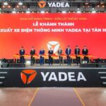 Đại diện YADEA tại một sự kiện trao đổi về đầu tư và phát triển xe điện tại Việt Nam