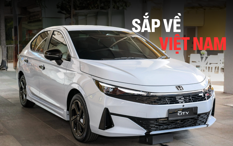 Phần đầu Honda City RS với đèn pha Bi-LED và lưới tản nhiệt mới