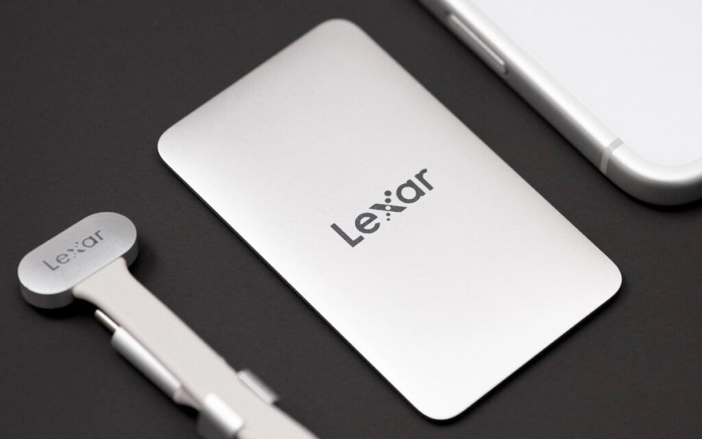 Ổ SSD Lexar Muse Ultra-Slim Portable SSD với thiết kế kim loại siêu mỏng