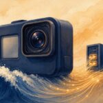 Camera GoPro gắn trên thiết bị thể thao ngoài trời