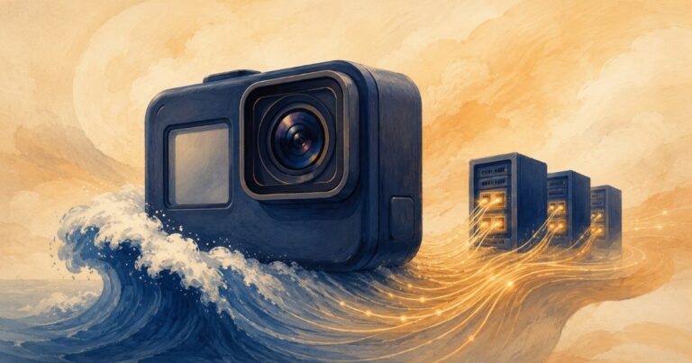 Camera GoPro gắn trên thiết bị thể thao ngoài trời