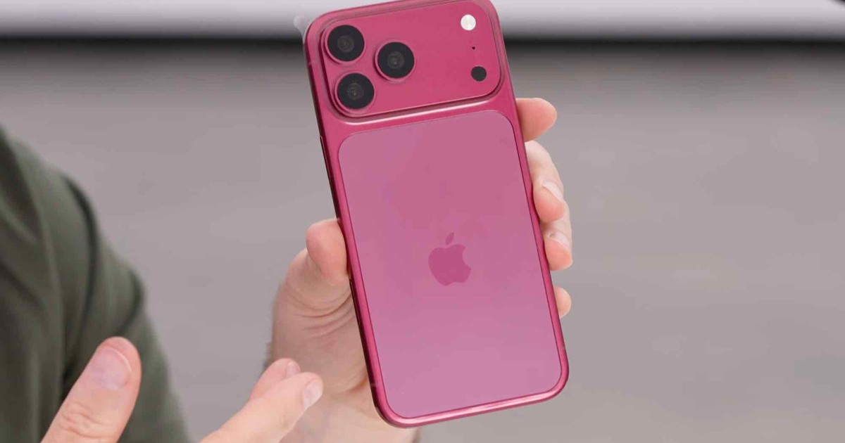 Ảnh minh họa iPhone 18 Pro Max với thông tin về dung lượng pin