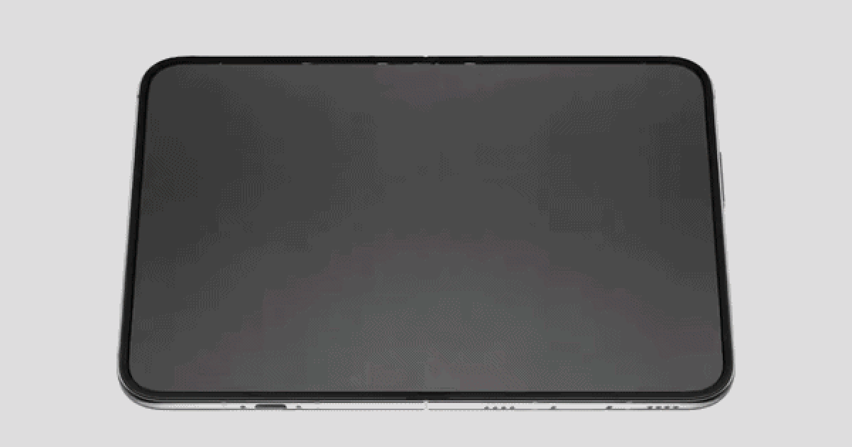 Cận cảnh cụm bản lề với nhiều chi tiết nhỏ bên trong iPhone Duo