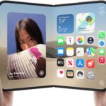 Điện thoại iPhone Duo mở ra với màn hình gập kích thước lớn