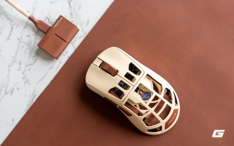 Hộp đựng Pulsar Feinmann F01 Noctua Edition với tông màu be và nâu