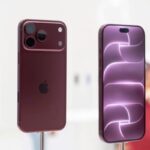 iPhone 18 Pro và iPhone 18 Pro Max đặt cạnh nhau trong không gian giới thiệu sản phẩm