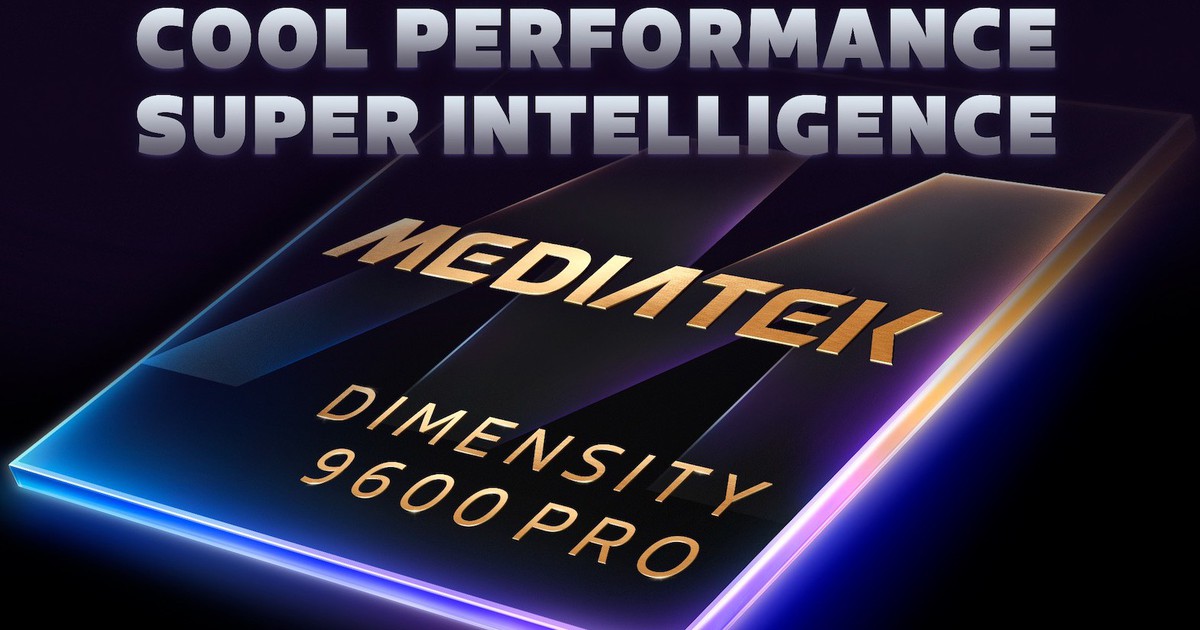 Chip MediaTek Dimensity 9600 Pro trong hình minh họa công nghệ