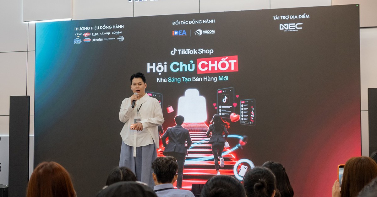 Không gian sự kiện công bố chương trình Hội Chủ Chốt tại TP.HCM