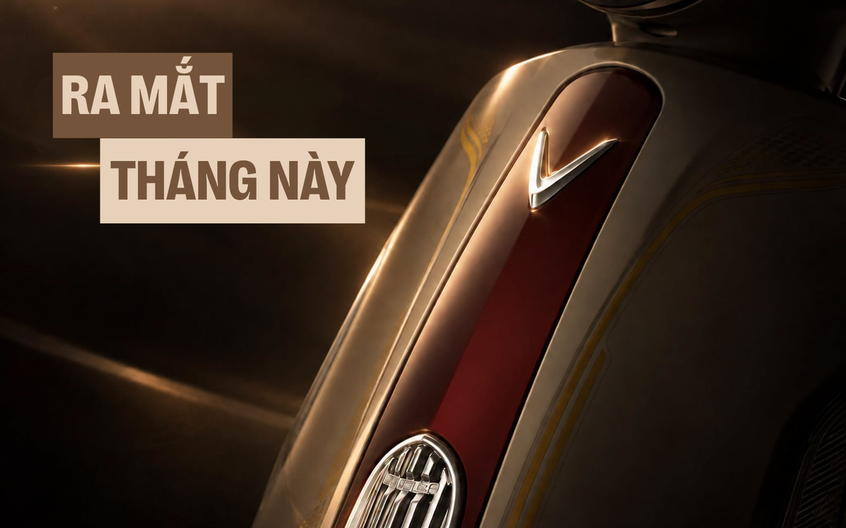 Mẫu xe máy điện VinFast mới được hé lộ với cụm đèn pha LED ở phía trước