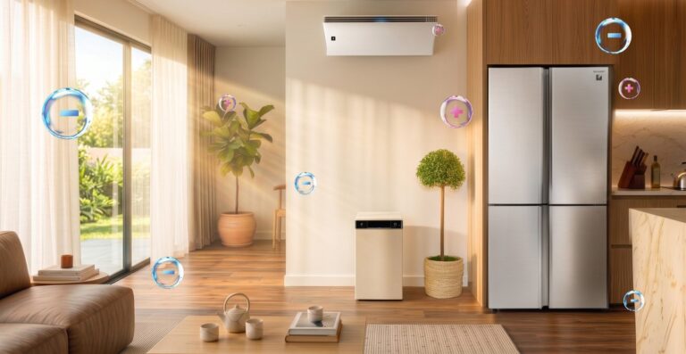 Các thiết bị gia dụng trong hệ sinh thái Plasmacluster Ion của Sharp