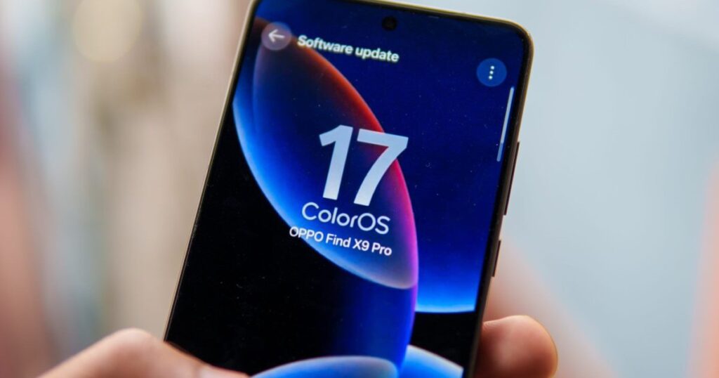 Đại diện OPPO giới thiệu ColorOS 17 tại hội nghị dành cho nhà phát triển ở Trung Quốc