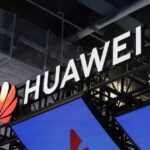 Logo Huawei xuất hiện tại Hội nghị Trí tuệ Nhân tạo Thế giới ở Thượng Hải