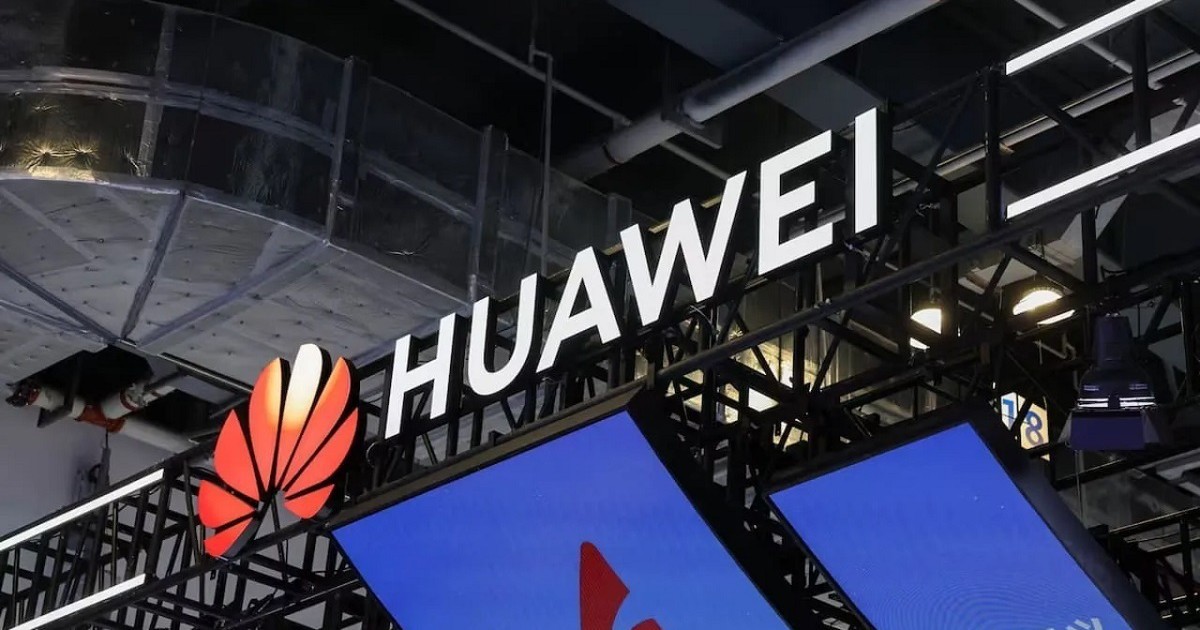 Logo Huawei xuất hiện tại Hội nghị Trí tuệ Nhân tạo Thế giới ở Thượng Hải