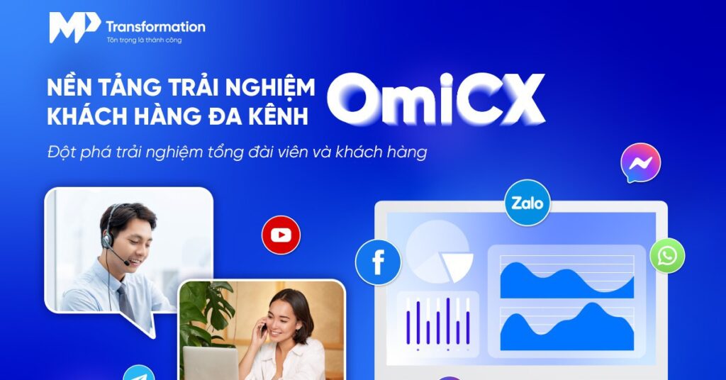 Đại diện MP Transformation giới thiệu giải pháp Contact Center AI OmiCX