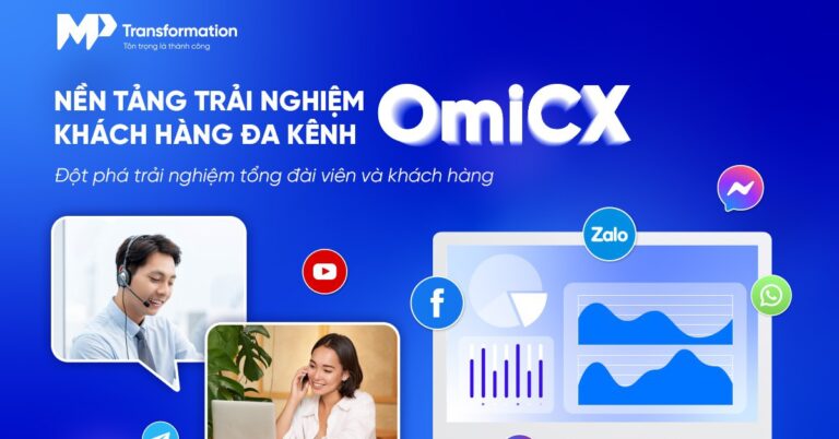 Đại diện MP Transformation giới thiệu giải pháp Contact Center AI OmiCX