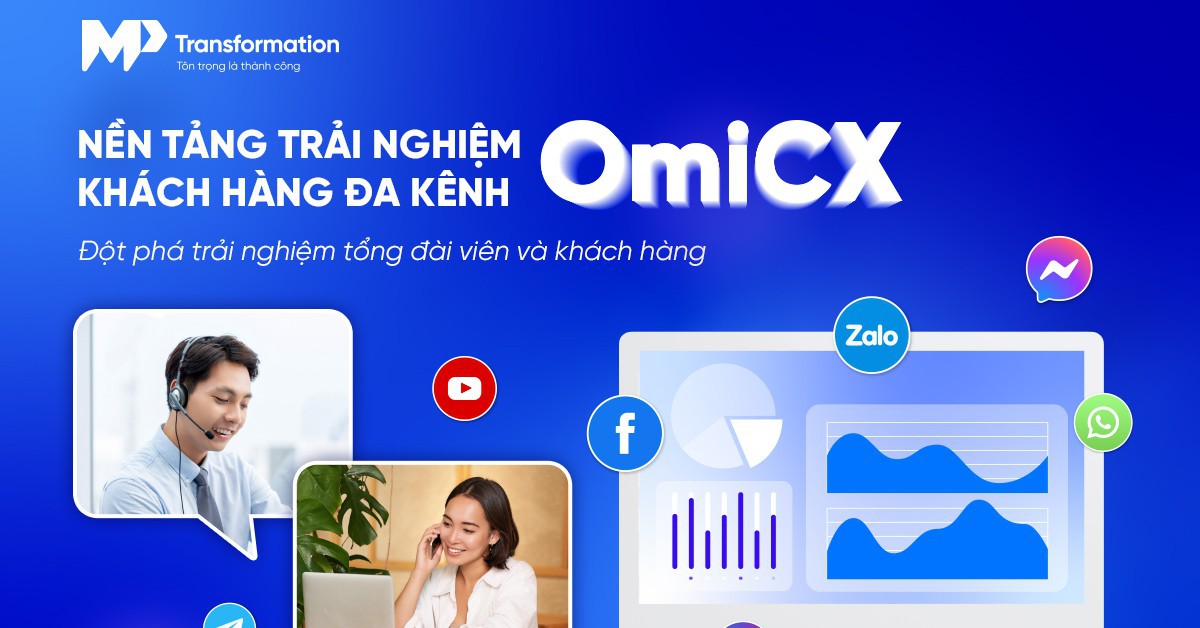 Đại diện MP Transformation giới thiệu giải pháp Contact Center AI OmiCX