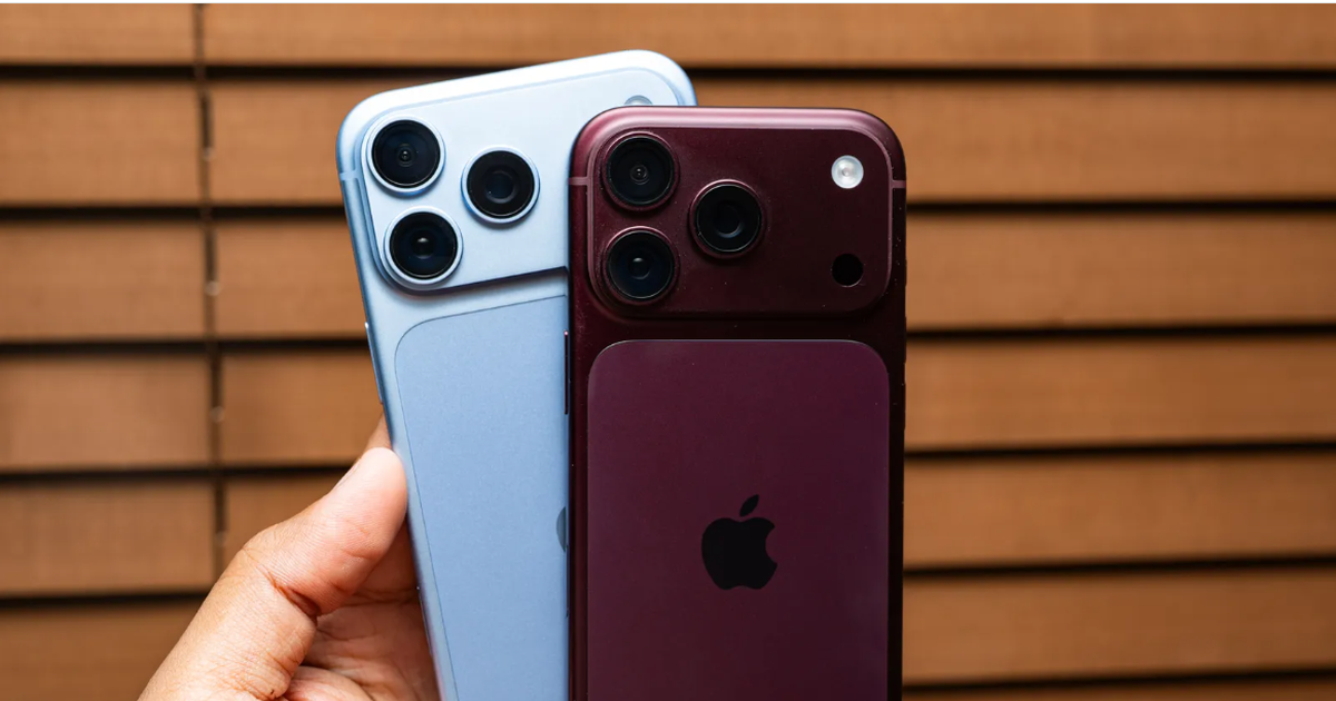 Cụm camera sau của iPhone 18 Pro với hệ thống ống kính được bố trí trên mặt lưng máy