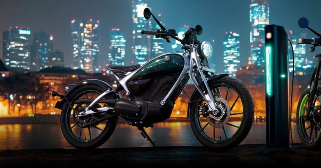 Royal Enfield Flying Flea C6 với thiết kế mô tô điện hoài cổ
