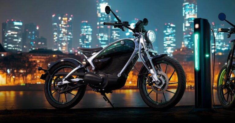 Royal Enfield Flying Flea C6 với thiết kế mô tô điện hoài cổ