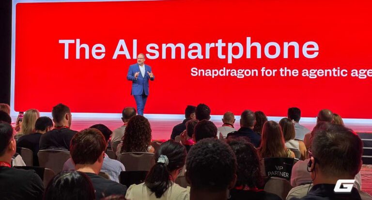 Lãnh đạo Qualcomm phát biểu tại sự kiện Snapdragon Summit 2026