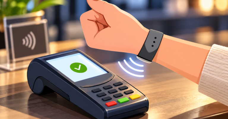 Người dùng quét mã QR để thanh toán tại quầy giao dịch