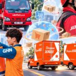 Khách hàng xem các lựa chọn vận chuyển khi mua hàng trên sàn thương mại điện tử