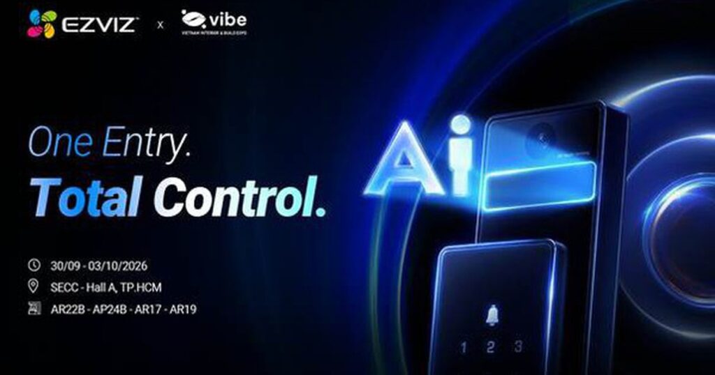 Camera EZVIZ trong nhà và ngoài trời hiển thị hình ảnh trực tiếp