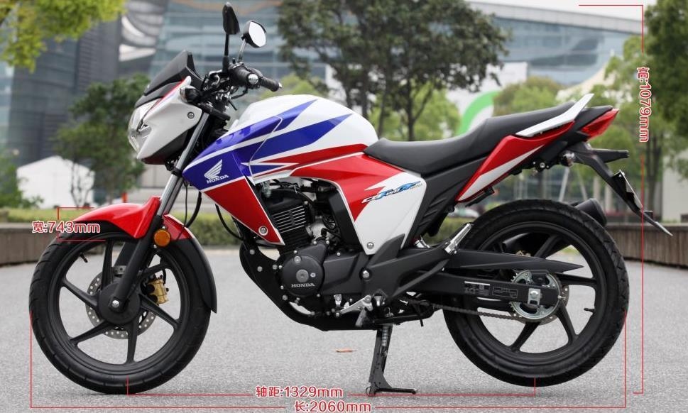 Phần đầu và thiết kế bình xăng của Honda CBF 150-SF