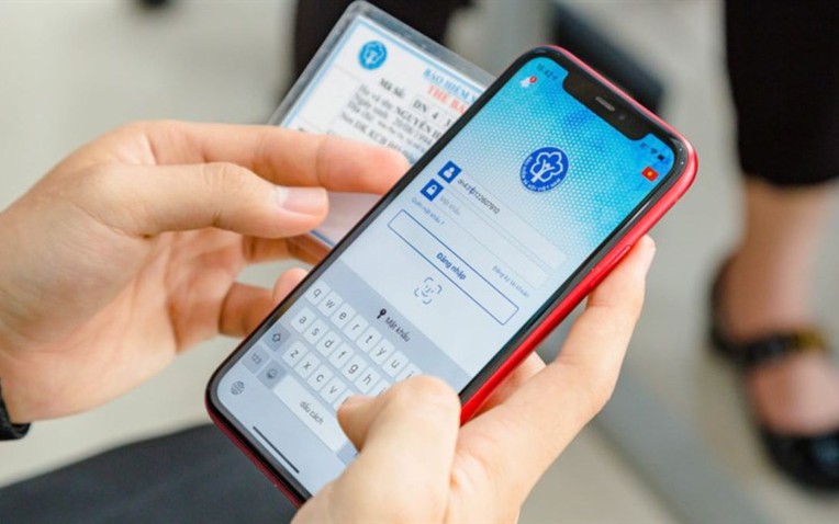 Màn hình ứng dụng VssID với mục Dịch vụ công