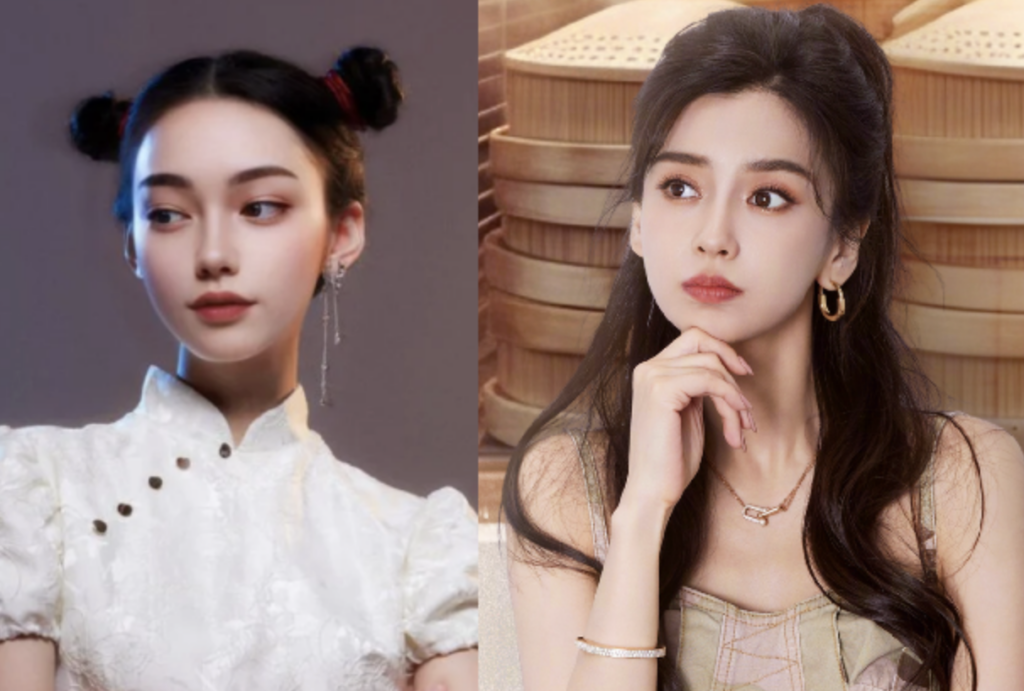 Minh họa việc khuôn mặt và giọng nói diễn viên được đưa vào hệ thống AI sản xuất phim