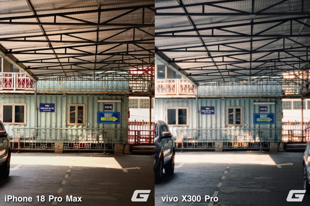 Ảnh chụp từ vivo X300 Pro với hiệu ứng Negative có màu sắc đậm