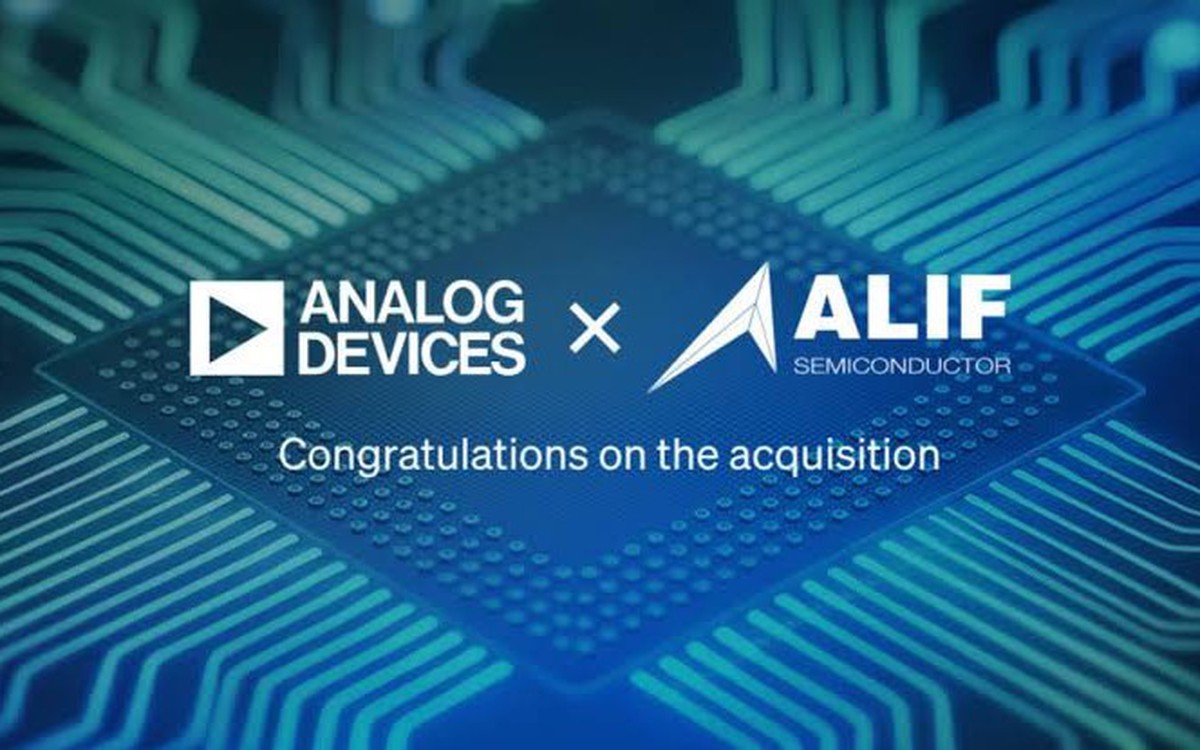 Đại diện Analog Devices và Alif Semiconductor trong thông tin về thương vụ sáp nhập