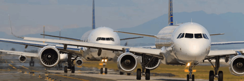 Máy bay bay trên bầu trời trong điều kiện thời tiết quang đãng