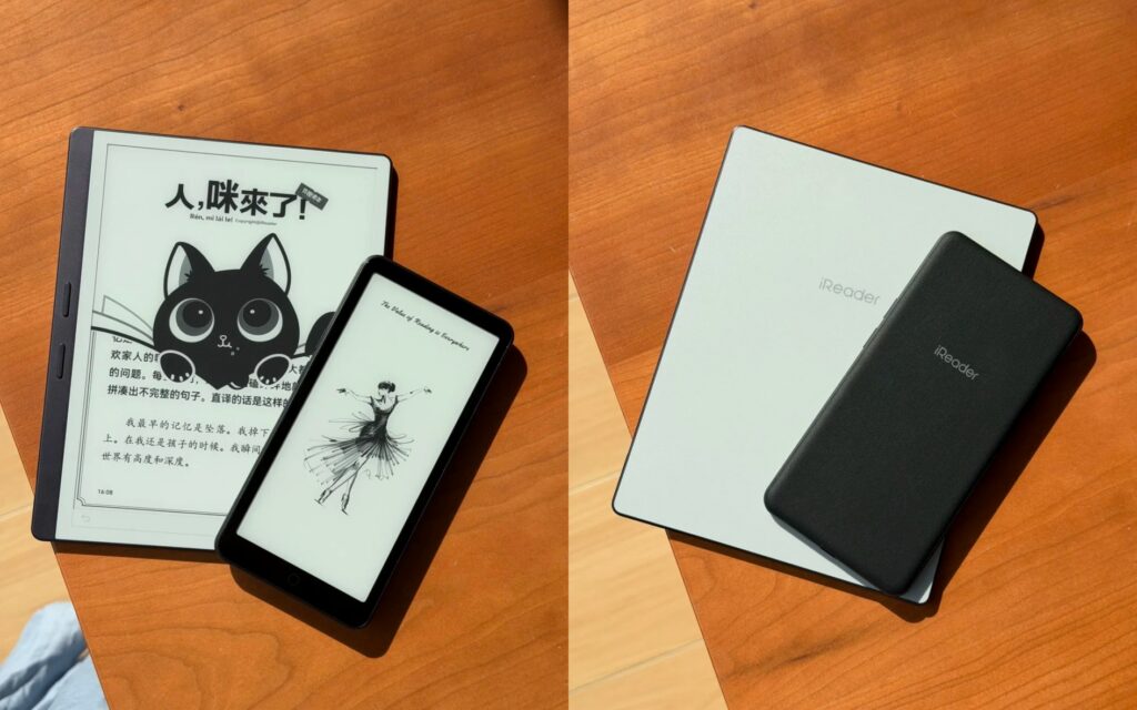 Mẫu máy đọc sách iReader Tango 2S trong hình ảnh giới thiệu sản phẩm