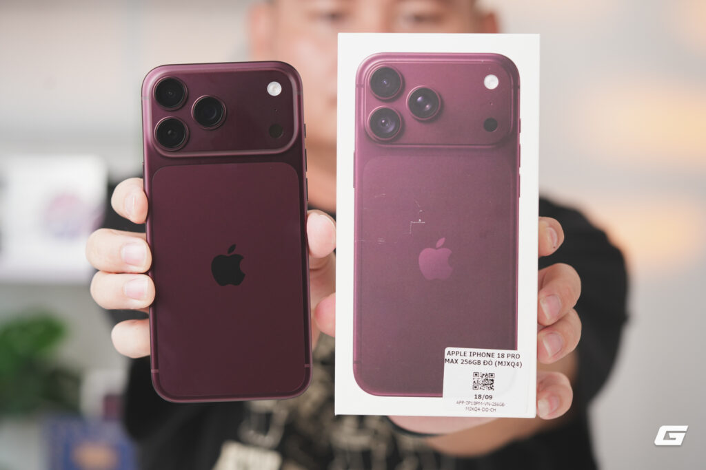Các hộp iPhone 18 Pro Max chính hãng có mã phân phối X/A