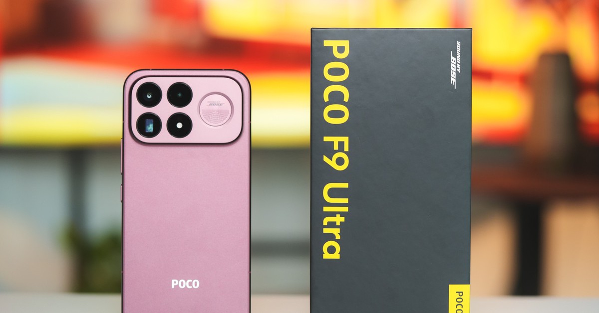 POCO F9 Ultra được giới thiệu tại Việt Nam với thiết kế cao cấp