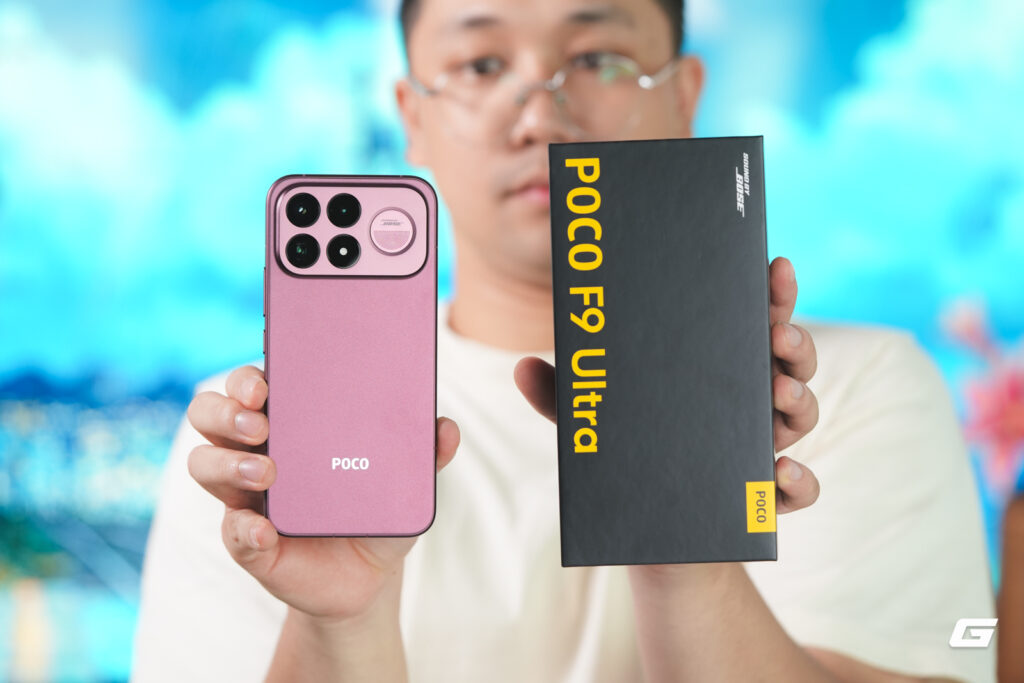 Cụm camera và loa trầm Bose trên POCO F9 Ultra