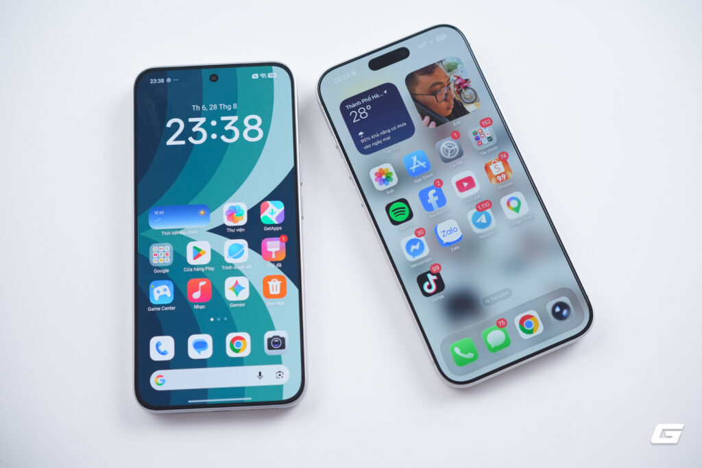 Hình minh họa mức giá bán của REDMI Note 17 Pro Max và iPhone 17 Pro Max
