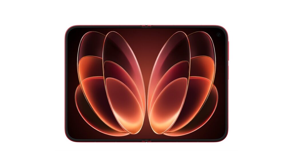 Xiaomi 18 Fold ở trạng thái gập với thiết kế mỏng