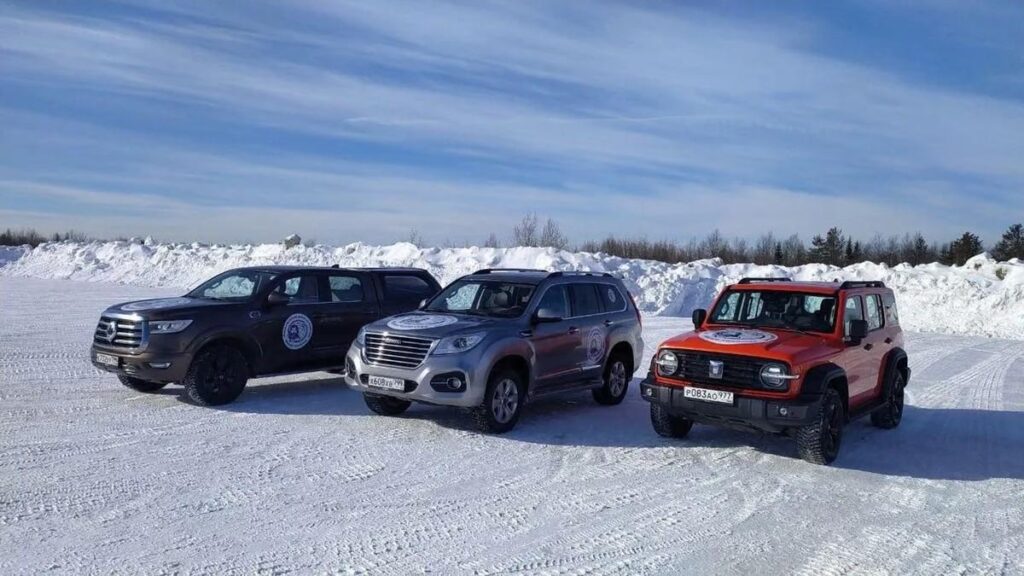 Ba mẫu SUV Trung Quốc tham gia chuyến thử nghiệm trong điều kiện mùa đông