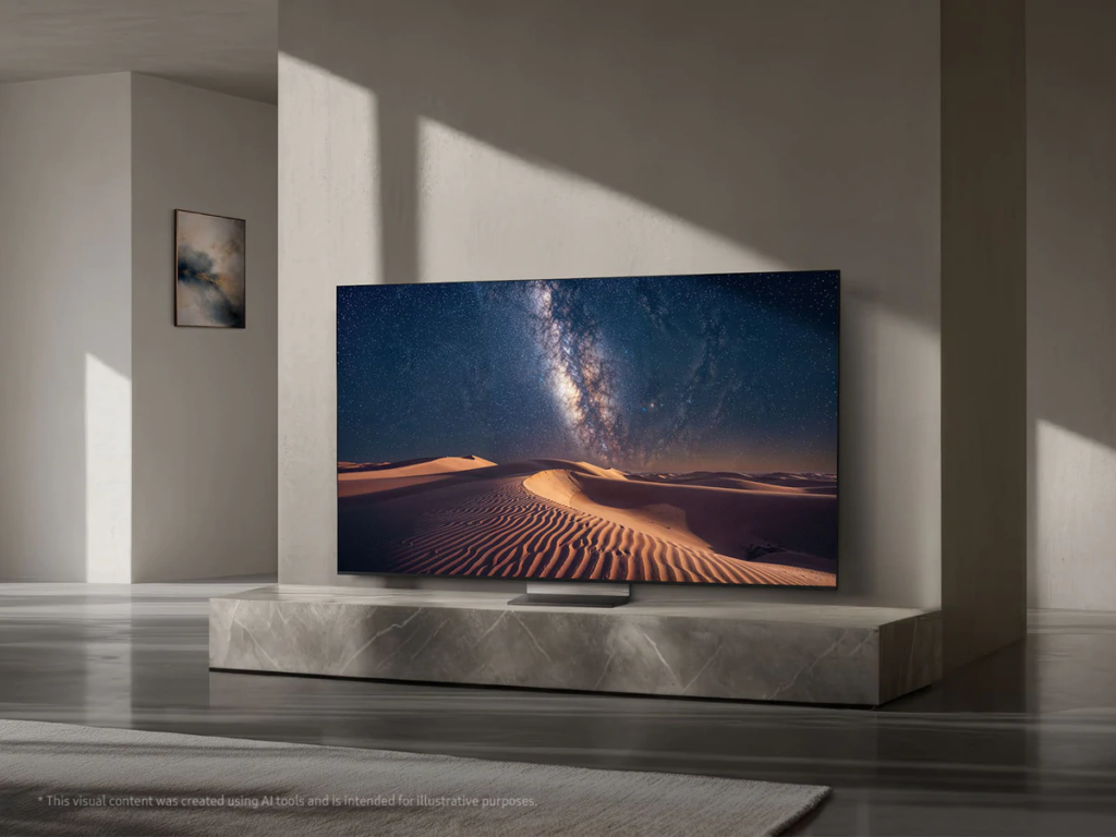 Màn hình Samsung Micro RGB R95H trình chiếu hình ảnh màu sắc rực rỡ