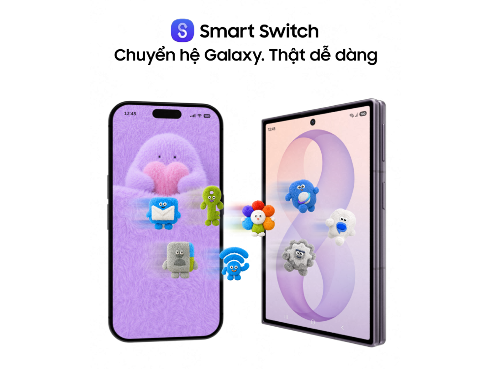 Công cụ Smart Switch hỗ trợ chuyển dữ liệu sang điện thoại Galaxy mới