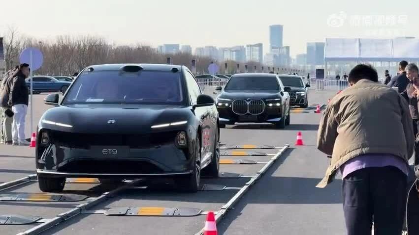 Mẫu sedan điện của NIO tại thị trường Đức