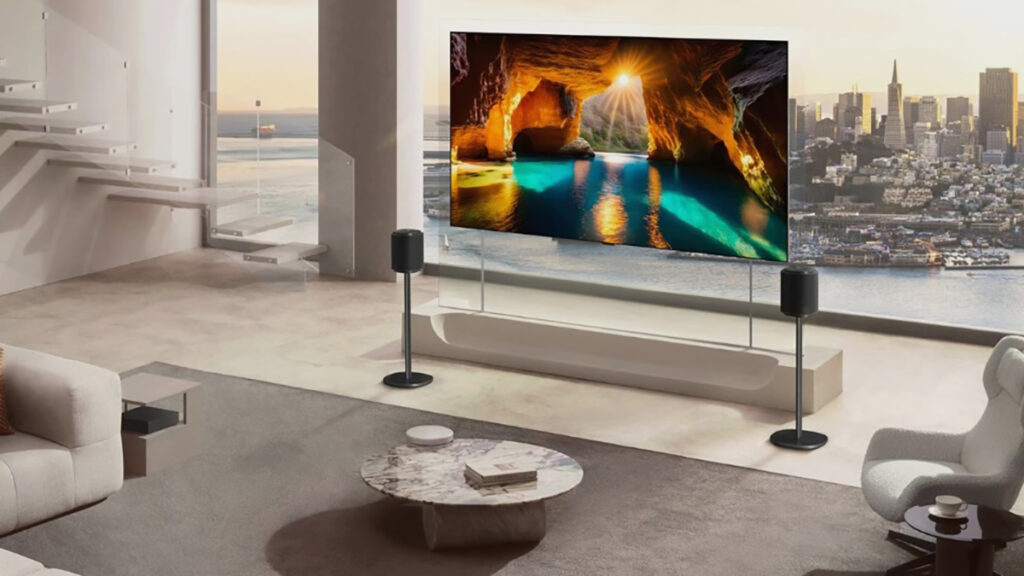 Zero Connect Box đặt tách khỏi màn hình TV