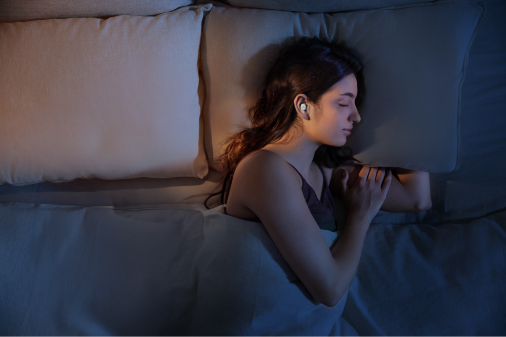 Hộp sạc USB-C của tai nghe soundcore Sleep A30