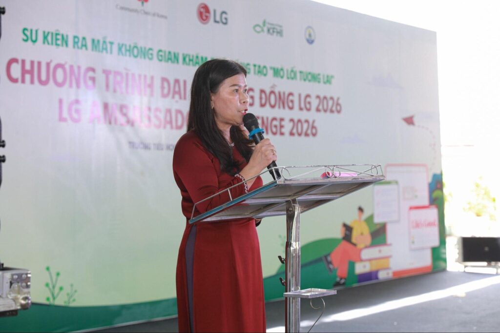 Không gian Khám phá Sáng tạo Mở lối Tương lai bên trong trường tiểu học
