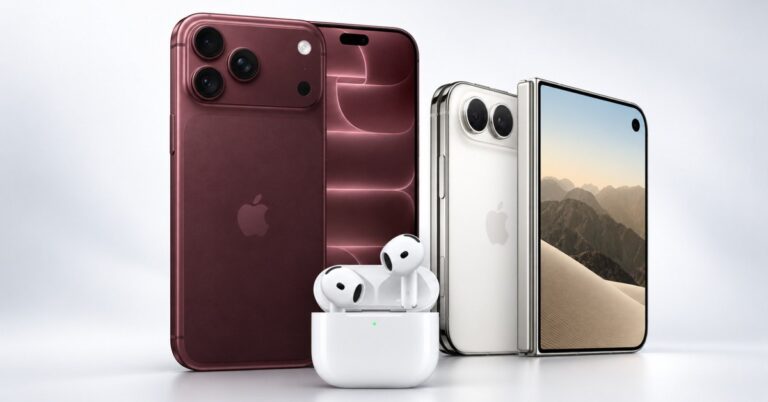 iPhone 18 Pro và iPhone 18 Pro Max đặt cạnh nhau với màn hình hiển thị